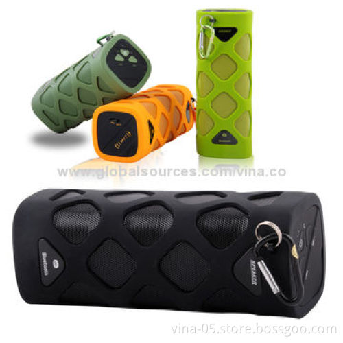 Mini Portable Stereo Bluetooth Wireless Speakers with NFC Function and Microphone